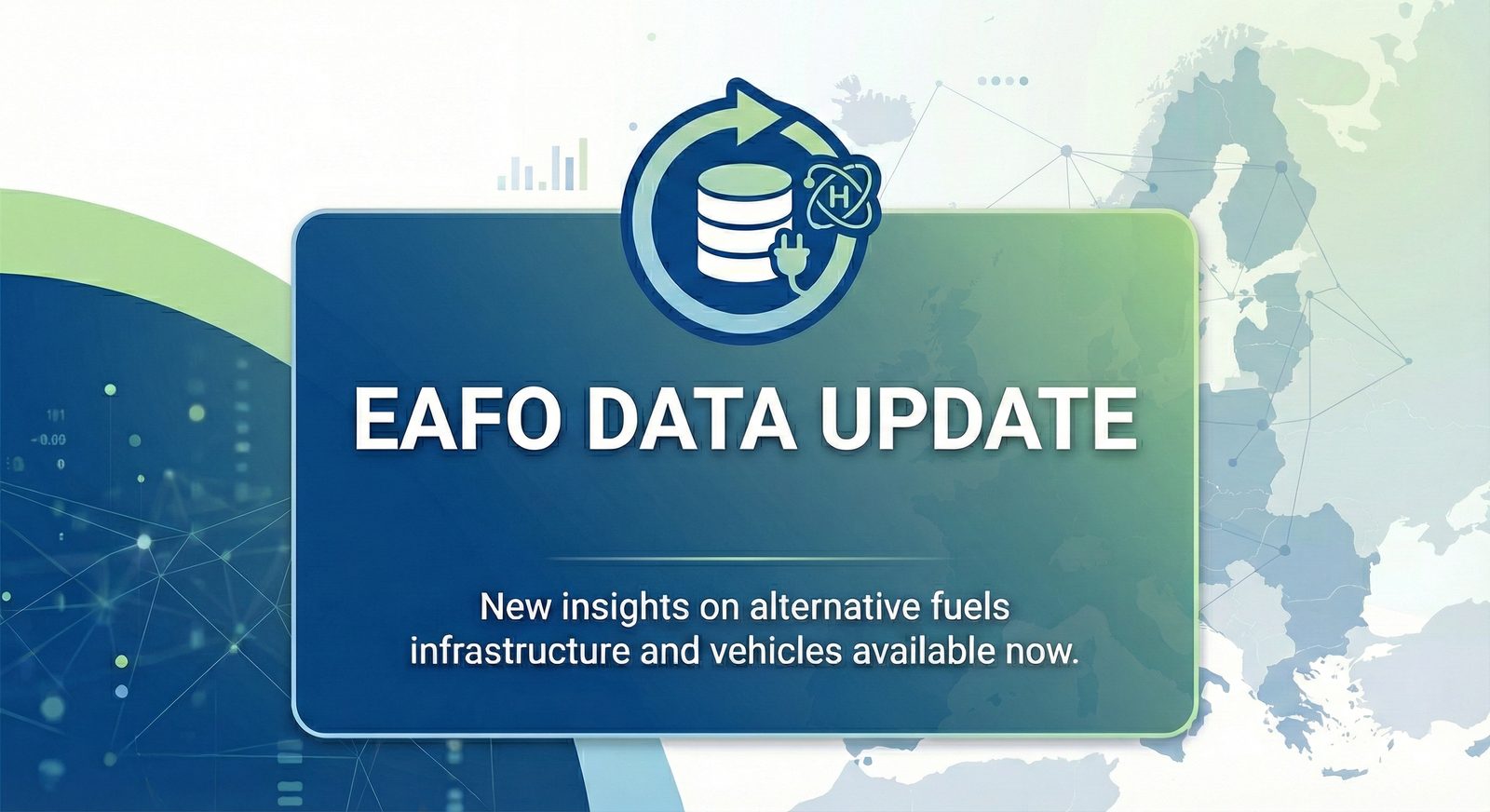 Visuel officiel EAFO annonçant la mise à jour de juillet 2026 sur les immatriculations de véhicules électriques en Europe
